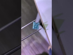 3.2CT Fancy Intense Blue VS1 2EX CVD Εργαστήριο Μεγαλωμένο Διαμαντένιο Πριγκίπισσα Κόψιμο Πιστοποιητικό IGI