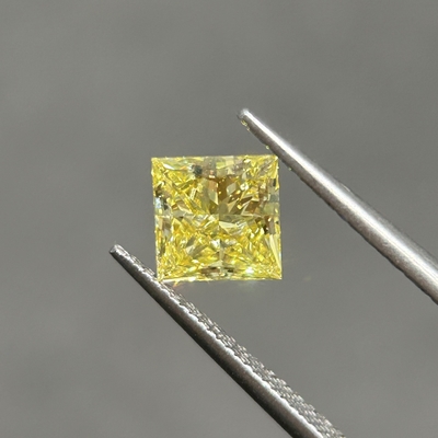 Αγορά 1.19ct Εργαστηριακά καλλιεργημένο φανταχτερό κίτρινο διαμάντι VVS2 2EX N Πιστοποιημένο IGI online manufacture
