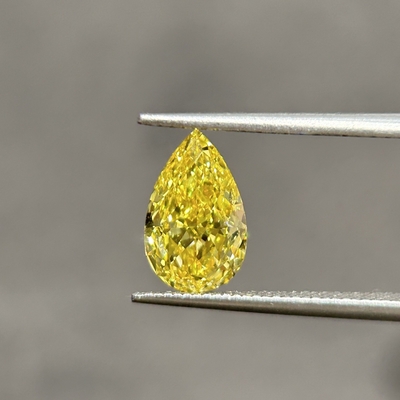 Αγορά 1.66ct VVS2 Εργαστηριακό καναρίνι διαμάντι CVD HPHT φανταχτερό ζωηρό κίτρινο online manufacture