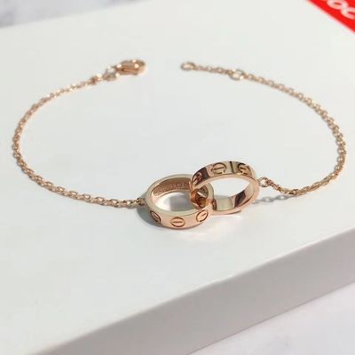 Αγορά Φυσικό διαμαντένιο βραχιόλι αγάπης 18k Μονώδες χρυσό βραχιόλι OEM ODM online manufacture