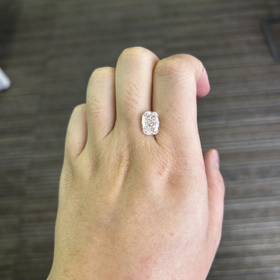 3.15CT VS1 H Επεκτεινόμενο μαξιλάρι κόψιμο Εργαστήριο δημιουργήθηκαν διαμάντια