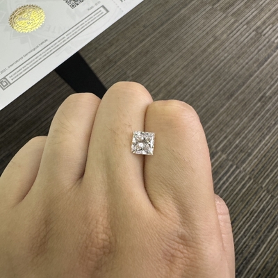 2.16CT F VVS2 EX VG Princess Cut Εργαστήριο Μεγάλωτα Διαμάντια OEM ODM