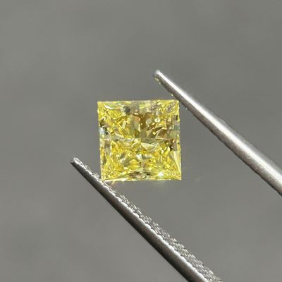 1.19ct Εργαστηριακά καλλιεργημένο φανταχτερό κίτρινο διαμάντι VVS2 2EX N Πιστοποιημένο IGI