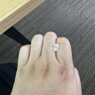 2.09ct Προσιτά Διαμάντια Εργαστηρίου VS1 Διαύγεια E Χρώμα Οβάλ Σχήμα