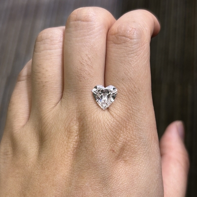 3.39ct VS1 F Συνθετικά Διαμάντια Εργαστήριο Διαμάντια Καρδιά Brilliant Cut
