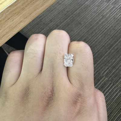 3.07ct Εργαστηριακά καλλιεργημένα διαμάντια Radiant Cut F VS1 2EX N IGI