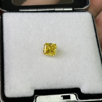 1.56ct Συνθετικό Κίτρινο Διαμάντι HPHT Εργαστηριακά καλλιεργημένα Διαμάντια Φανταστικό Ζεστό Κίτρινο SI2 2VG N IGI