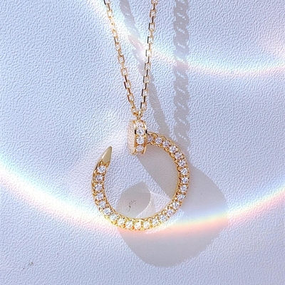 Φυσικό διαμάντι 0,39 καλτ. Juste Un Clou Necklace Pedant 18k χρυσό