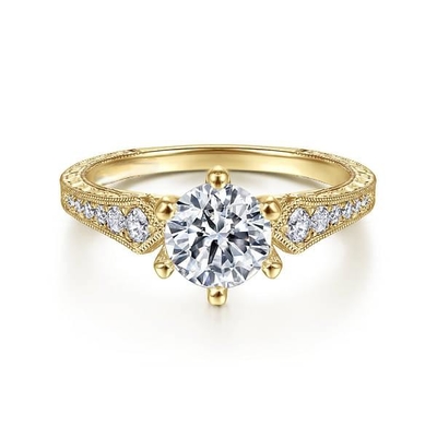 18K 14K 10K Solid Gol Platinum Εργαστήριο Μεγαλωμένο Διαμαντένιο Δαχτυλίδι VVS Διαύγεια